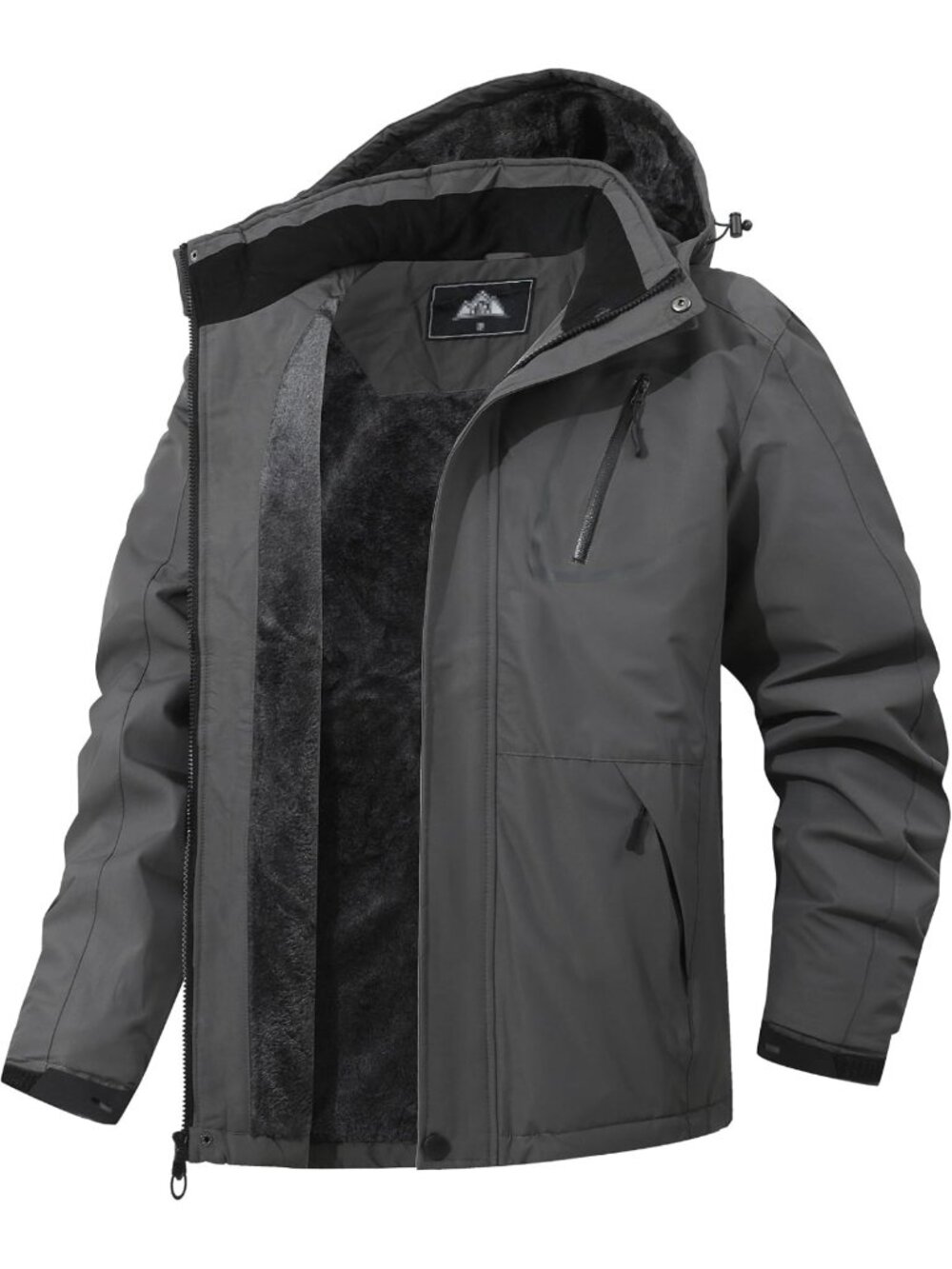 Men's Insulated Mountain Winter Jacket, Waterproof, Warmth & Comfort, Outdoor